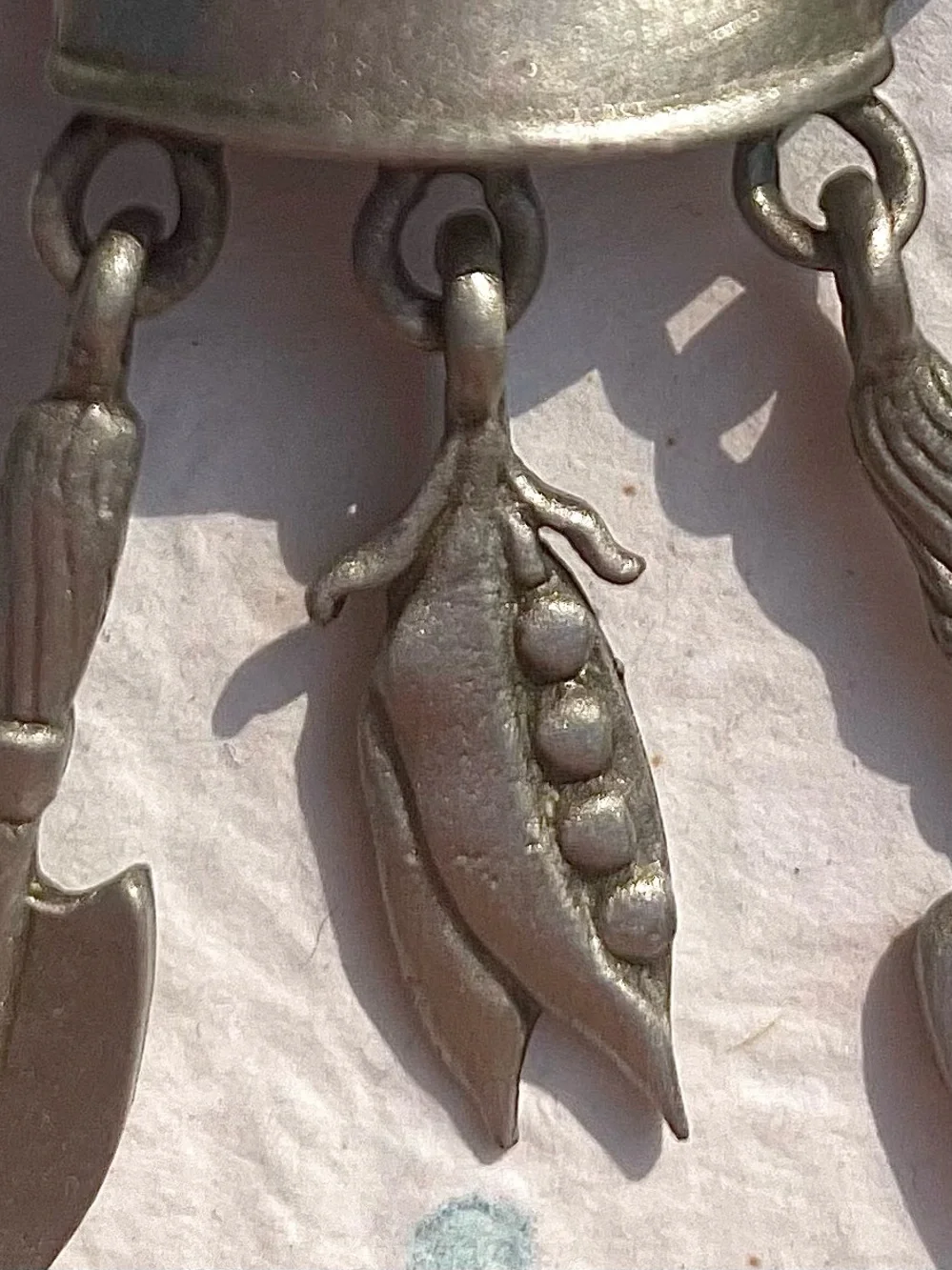 Vintage JJ Jonette Watering Can Garden Theme Pin Brooch Pewter